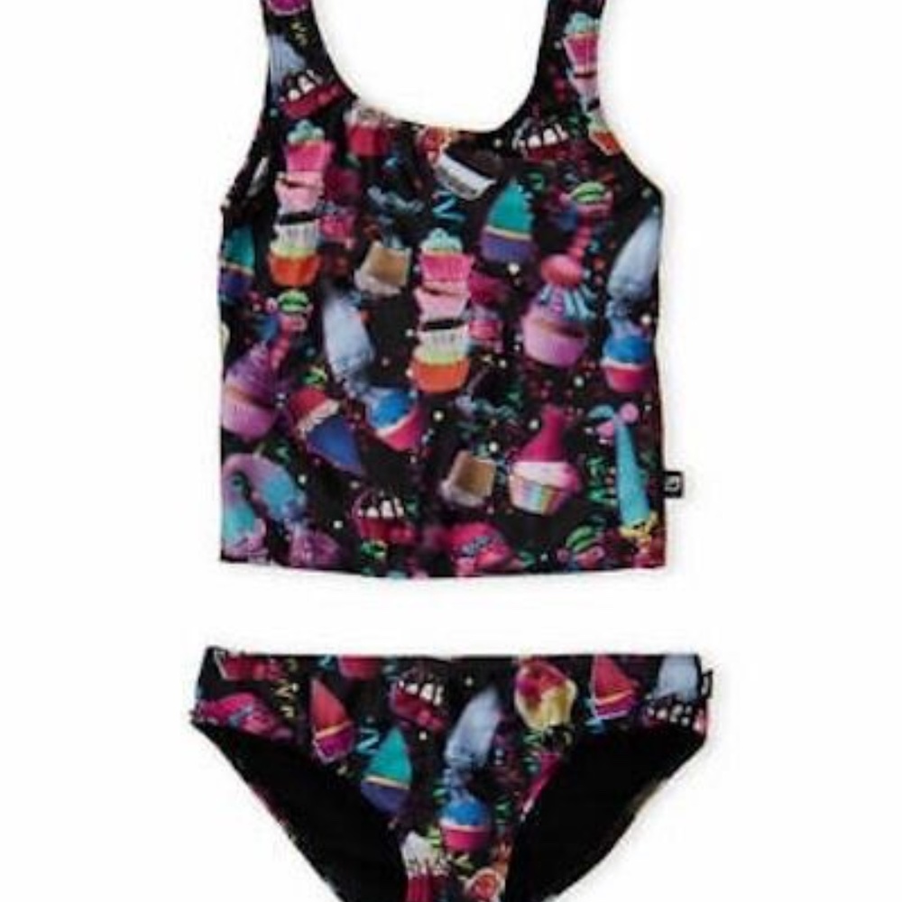 NWT Zara Terez Girls Trolls Tankini sz 14
